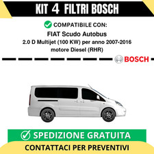 KIT BOSCH 4 Filtri tagliando