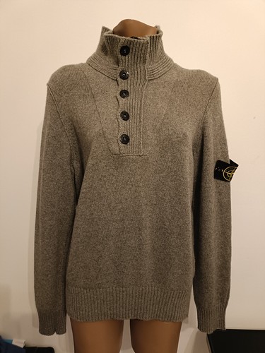 Cardigan stone island grigio - cardigan,