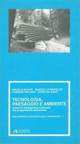 Libro tecnologia paesaggio - libro,