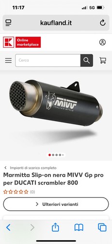 Marmitta slip nera mivv gp - slip-on,