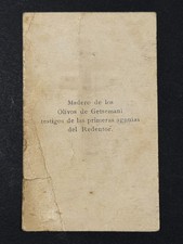 carta sacra reliquia santino