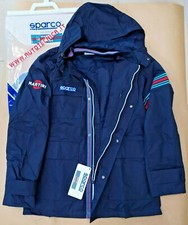 GIACCA MODELLO FIELD JACKET SPARCO MARTINI RACING TG M COLORE BLU CON CAPPUCCIO