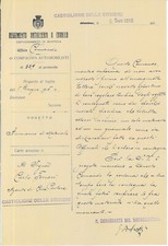 Castiglione delle Stiviere. REGGIMENTO ARTIGLIERIA A CAVALLO 6° Compagnia. 1916