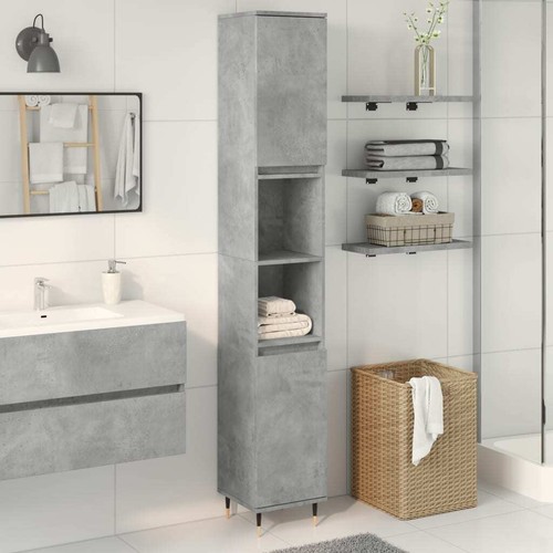 Armadietto bagno grigio - bagno,