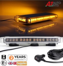 55.9cm LED Tetto Recupero Luce Barra Ambra Allarme Lampeggiante Magnetico Faro
