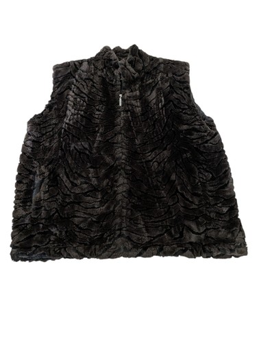 Gilet donna vintage pelliccia