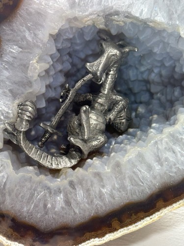 Grande drago geode scultura - grande,