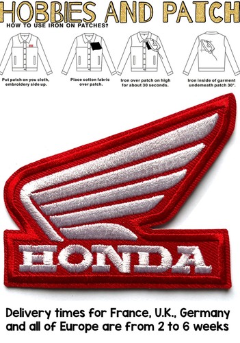 Patch honda rossa - honda, logo
