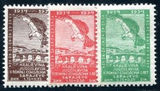 JUGOSLAVIA 1934 272-274 **