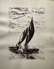 Litografia Fischer Barche A