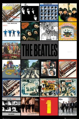 Beatles poster tutti - album, il