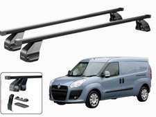 BARRE PORTATUTTO PER FIAT DOBLO MAXI SENZA CORRIMANO 2010-2022 MENABO NERE