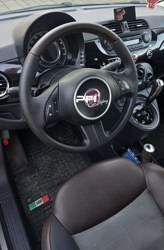 Volante copertura con - copertura, pelle