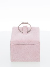 Anello veretta in Oro Bianco 18kt con Brillanti