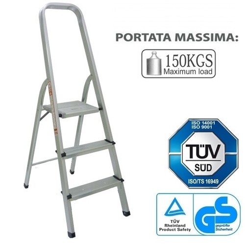 Sgabello scaletta pieghevole - /,