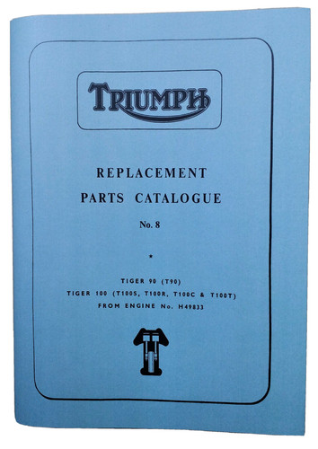 Libro parti triumph tiger - tiger, 100