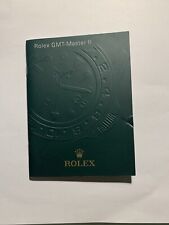 Libretto Rolex Gmt Master 2                Anno 2010
