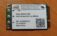 Scheda wireless Intel WiFi Link 4965AGN Mini PCIe  802.11a/b/g/n 2,4 e 5.0 GHz