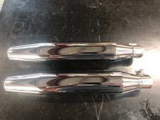 Silenziatori di scarico originali Harley-Davidson 1200 Sportster - coppia (cromo)