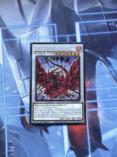 Yugioh black rose dragon - black,