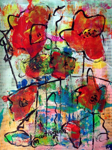 Fiori originali arte - arte,