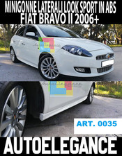 MINIGONNE LATERALI FIAT BRAVO II SOTTOPORTA SPORTIVI SPORT ABS