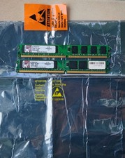2 Moduli RAM DIMM DDR2 Kingston 2GB 800Mhz PC6400 KVR800D2N6/2G
