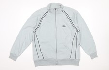 Giacca felpa Umbro uomo grigia