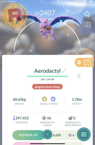 Shiny aerodactyl satchel - shiny,