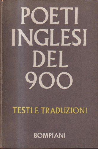 Poeti inglesi del - 900., testi