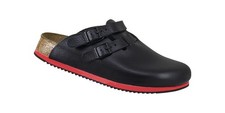 BIRKENSTOCK Zoccolo Kay SL Uomo Taglia 42 Nero Pelle SRA EN 20347