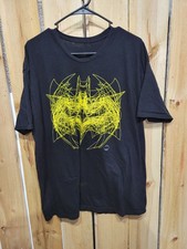 Batman DC Comics T Shirt Vintage Uomo 2 XL Nero