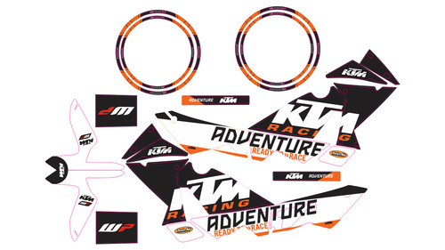 Kit adhesivos ktm 950 - kit,