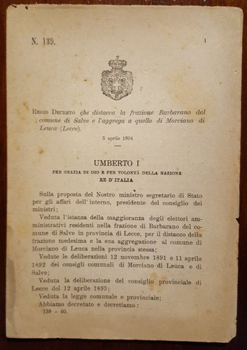 15338 decreto 139 - 15338-r.decreto, n°