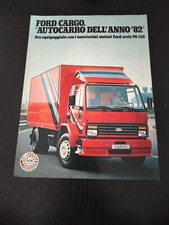 1982 FORD CARGO AUTOCARRO DEL ANNO CAMION  PUBBLICITA EPOCA VINTAGE AD