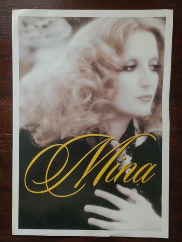 Poster vintage mina foto - poster, anni