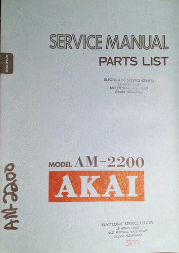 Akai 2200 amplificatore - akai, am-2200
