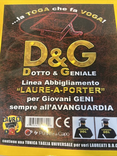 Toga nera tunica unica - toga,
