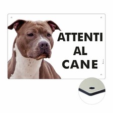 AMSTAFF ATTENTI AL CANE |