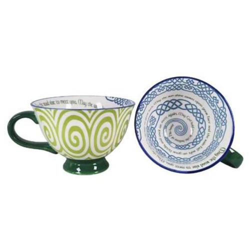 Irish blessing latte cup - irish,