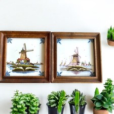 Antiche Maioliche Olandesi Dipinte Ceramiche Piastrelle Country Chic