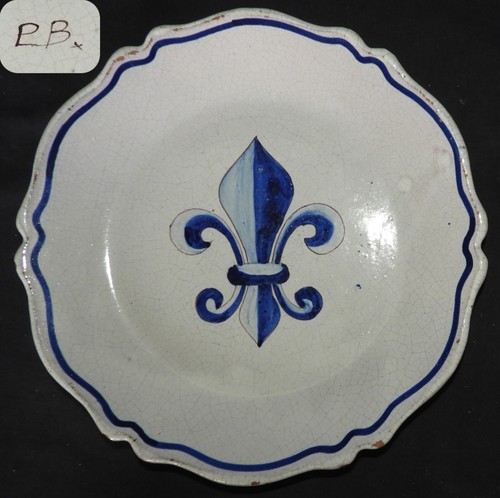 Assiette faience de - faience,