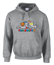 46 Felpa con cappuccio The DOCTOR Valentino Rossi Moto Grigio -3007 -GR