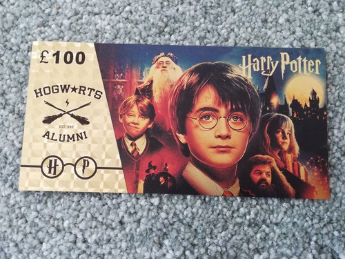Moneta banconota harry potter - harry,
