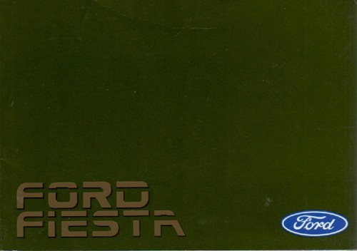 Ford fiesta manuale uso - ford, e