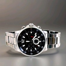 AREONAUTICA MILITARE Chronograph Tachymeter WTR Resistant Quartz Stailess Steel