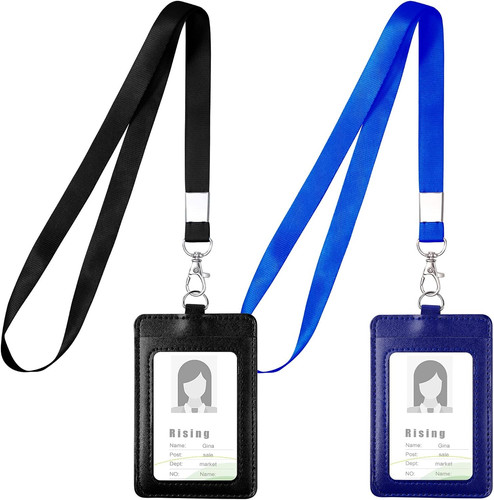 Porta badge pelle 2pcs - porta, pelle,