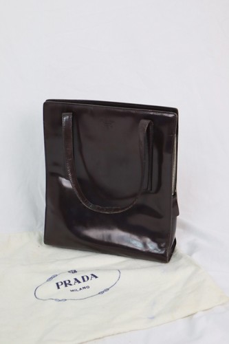 Borsa prada marrone - borsa, verniciato