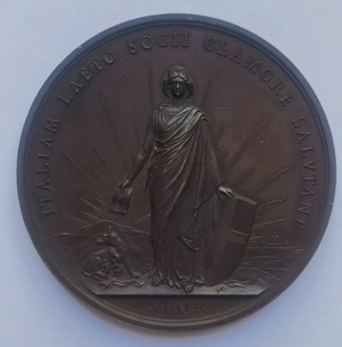 Medaglia milano 1870 - medaglia,