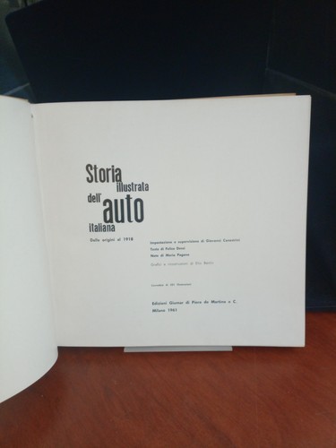 Storia illustrata dell auto - storia,
